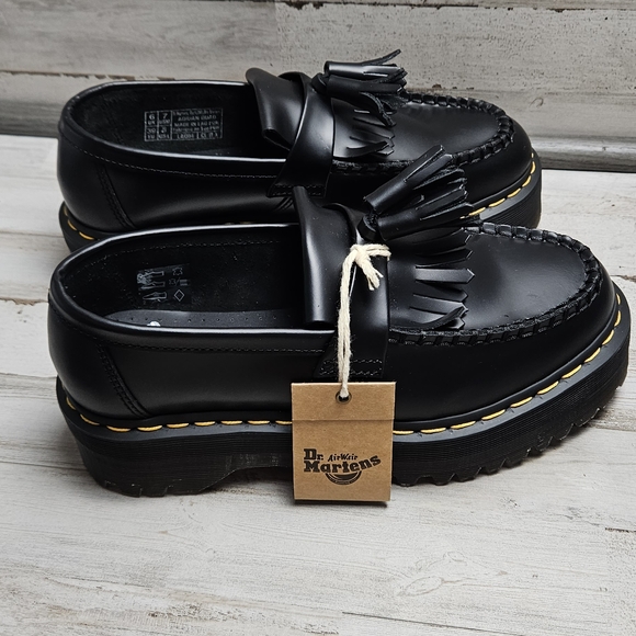 Dr. Martens Adrian Quad Tassel Loafers – Black – Women’s 8 – New w/ Ta - Picture 1 of 10